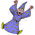 Wizard - Happy Clip Art