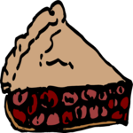 Pie Slice - Cherry 3 Clip Art