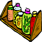 Spice Rack 2 Clip Art