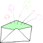 Envelope - Exploding Clip Art