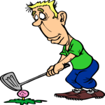 Golfer 083 Clip Art