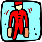 Bellhop 4 Clip Art