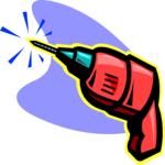 Drill - Electric 06 Clip Art