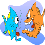 Fish - Mean 2 Clip Art