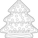 Ginger Bread Tree Clip Art