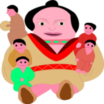 Native American Dolls Clip Art