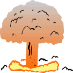 Mushroom Cloud 2 Clip Art