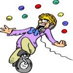 Juggler 7 Clip Art