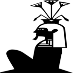 Egyptian Deity 08 Clip Art