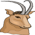 Antelope 28 Clip Art