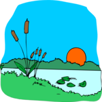 Sunset 32 Clip Art