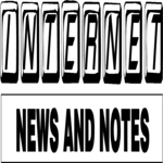 Internet News & Notes 1 Clip Art