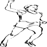 T & F - Runner 03 Clip Art