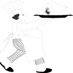 Waiter 11 Clip Art