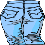 Pants - Jeans 1 Clip Art