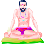 Lotus Position Clip Art