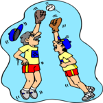 Softball Players 16 Clip Art