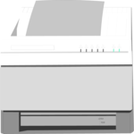 Printer 039 Clip Art