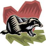 Badger 2 Clip Art
