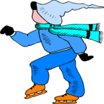 Ice Skating 13 Clip Art