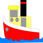 Tugboat 1 Clip Art