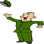 Soldier - Happy 2 Clip Art