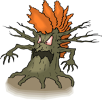 Tree - Angry 2 Clip Art