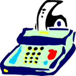 Adding Machine 6 Clip Art