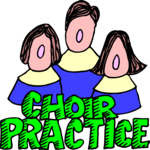 Choir Practice Clip Art