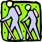 Hikers 2 Clip Art