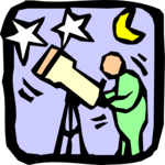 Astronomer Clip Art