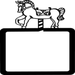 Carousel Horse Frame Clip Art