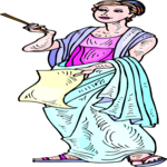 Woman Standing 3 Clip Art