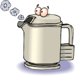 Teapot Whistling Clip Art