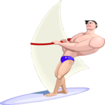 Windsurfing 25 Clip Art