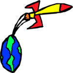 Rocket - Cartoon 14 Clip Art