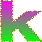 Sizzle Condensed K 2 Clip Art