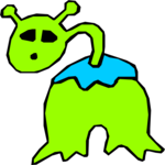 Space Alien 140 Clip Art