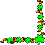 Shamrock Corner 2 Clip Art