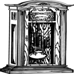 Grandfather Clock 1 Clip Art