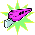 Monorail 3 Clip Art