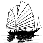 Junk Boat 2 Clip Art