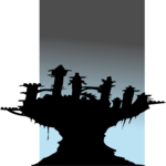 Stump Silhouette Clip Art