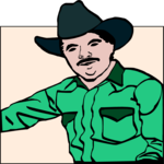 Cowboy 37 Clip Art