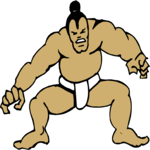 Wrestling - Sumo 7 Clip Art