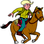 Cowboy 50 Clip Art