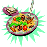 Pasta Salad Clip Art