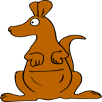 Kangaroo 1 Clip Art