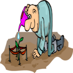 Watering Plant 2 Clip Art