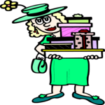 Shopper - Female 2 Clip Art